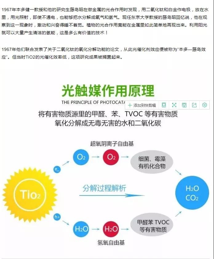 光觸媒工作原理